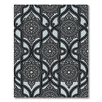 Intricate Geometric Mandala Grey Rug