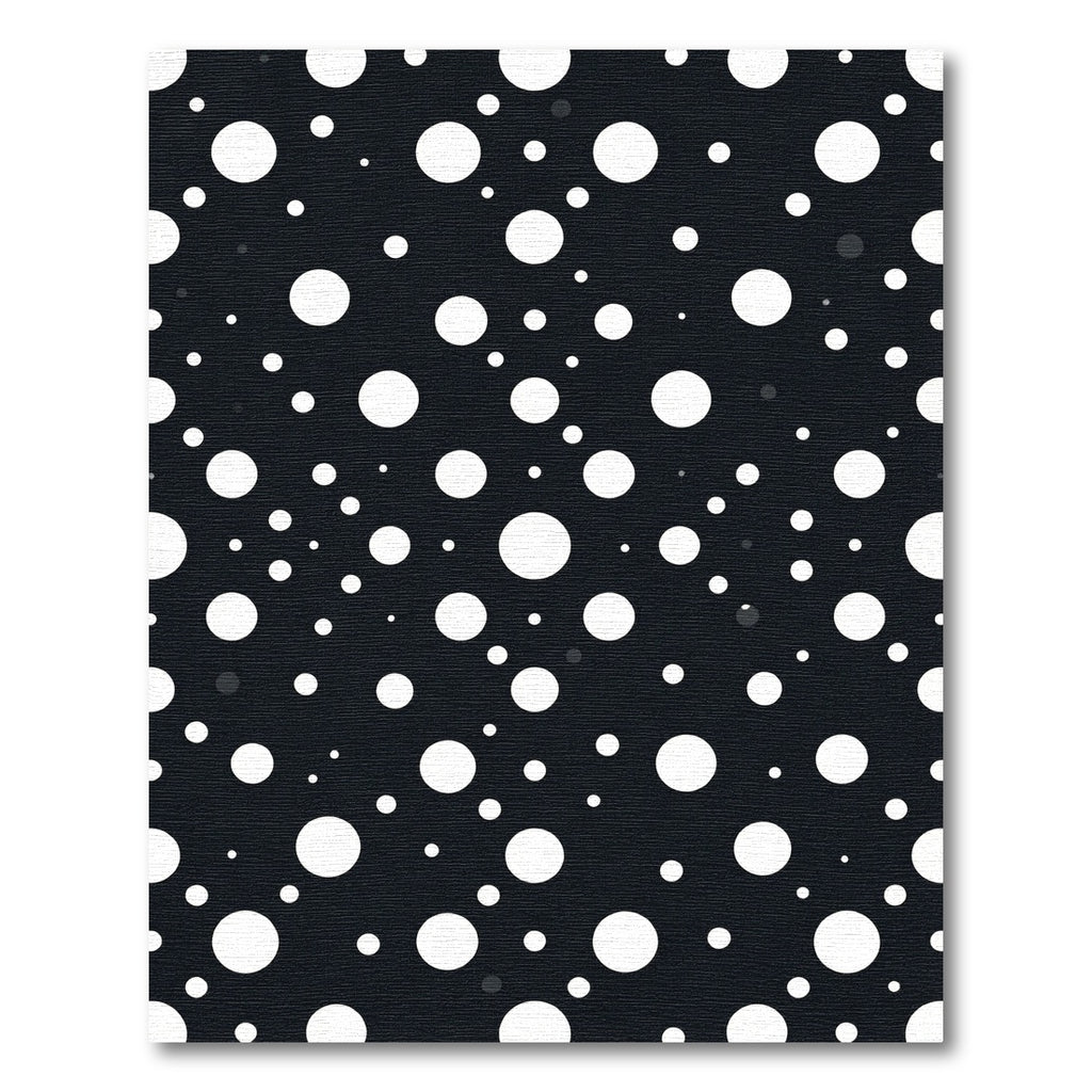 Minimalist White Dot Scatter Rug
