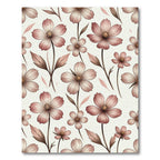 Soft Pink Blossom Botanical Garden Rug