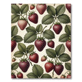 Vintage Strawberry Botanicals Earthy Cream Rug