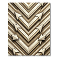 Golden Arrow Chevron Layers Rug