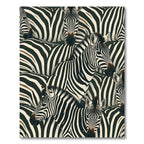 African Equine Stripes Overlay Rug