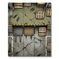 Industrial Concrete Cragged Warehouse Floor Rug