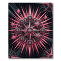 Celestial Pink Star Compass Medallion Rug