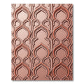 Rose Gold Architectural Archway Tessellation Rug