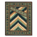 Bold Tribal Geometric Aztec Rug