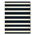 Classic Navy Cream Stripe Rug