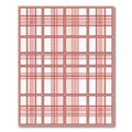 Blush Pink Classic Grid Plaid Rug