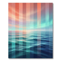 Ethereal Sunset Aurora Vertical Stripe Rug