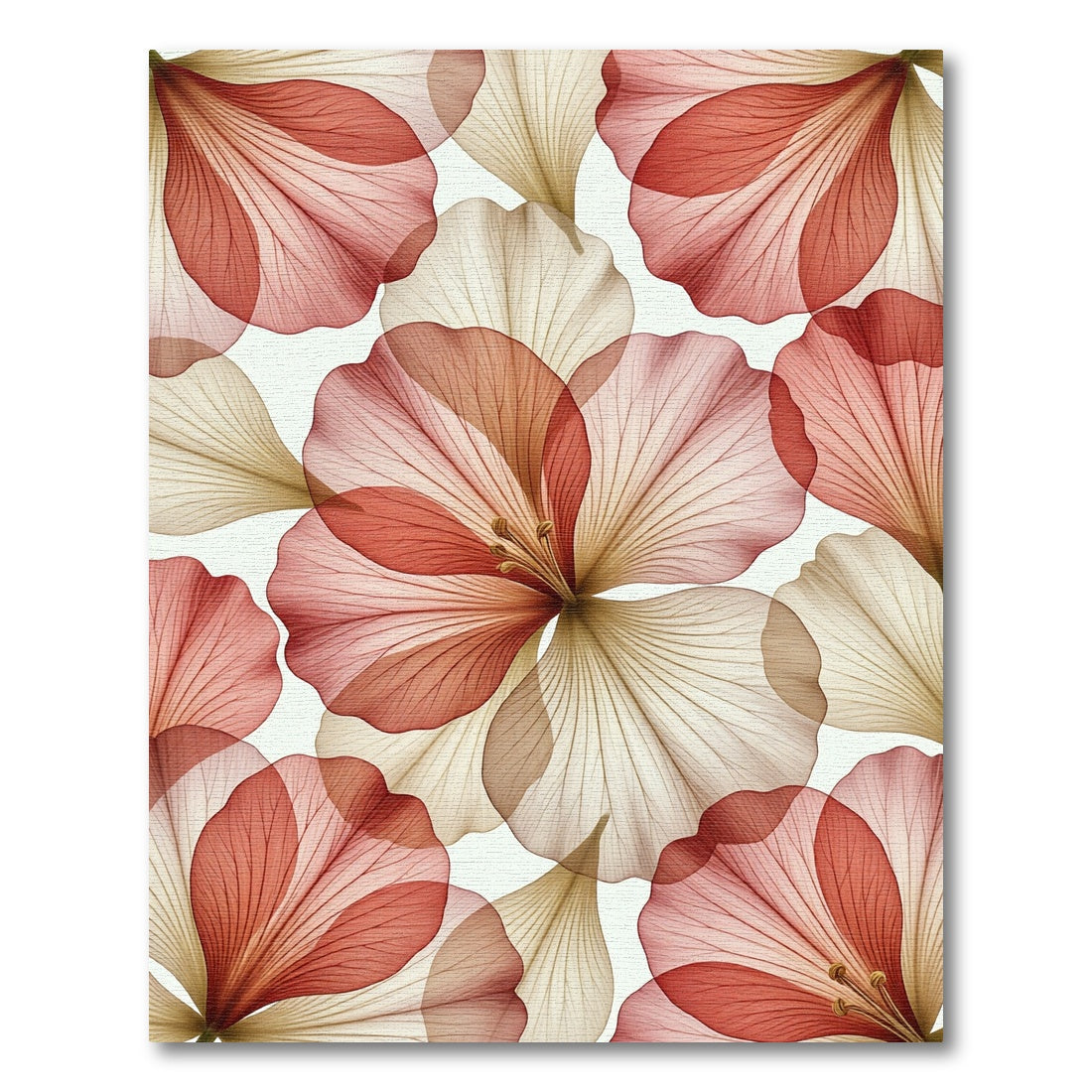 Ethereal Translucent Petal Artistry Rug