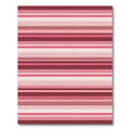 Crimson Pink Gradient Stripes Rug
