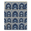 Blue Lotus Archway Garden Rug