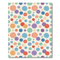 Playful Multicolored Speckled Polka Dot Rug
