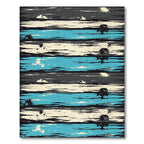 Striped Cabin Coastal Panorama Rug