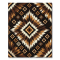 Earthy Diamond Sunburst Rug