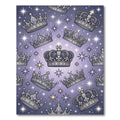 Royal Purple Crown and Starry Night Rug