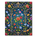 Gilded Vine Floral Garden Tapestry Rug