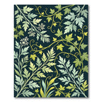 Botanical Fern Ivy Cream Sage Meadow Rug