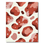 Red Blush Organic Spots Rug