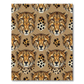 Brown Cheetah Spot Repeat Rug