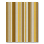 Modern Golden Ochre Linear Stripe Rug