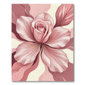 Soft Pink Rose Petal Swirl Rug