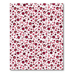 Red Rose Polka Dot Scatter Rug