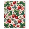 Sweet Strawberry Garden Botanical Arrangement Rug