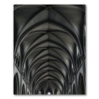 Gothic Gray Arched Vault Ceiling Rug