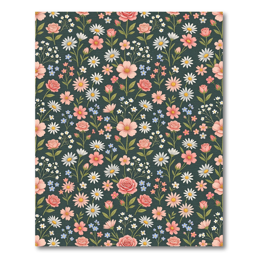 Summer Garden Floral Medley Rug