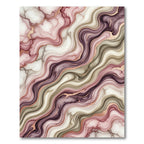 Rose Gold Veined Agate Swirl Rug