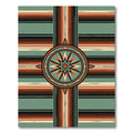Earthy Southwest Geometric Star Medallion Rug