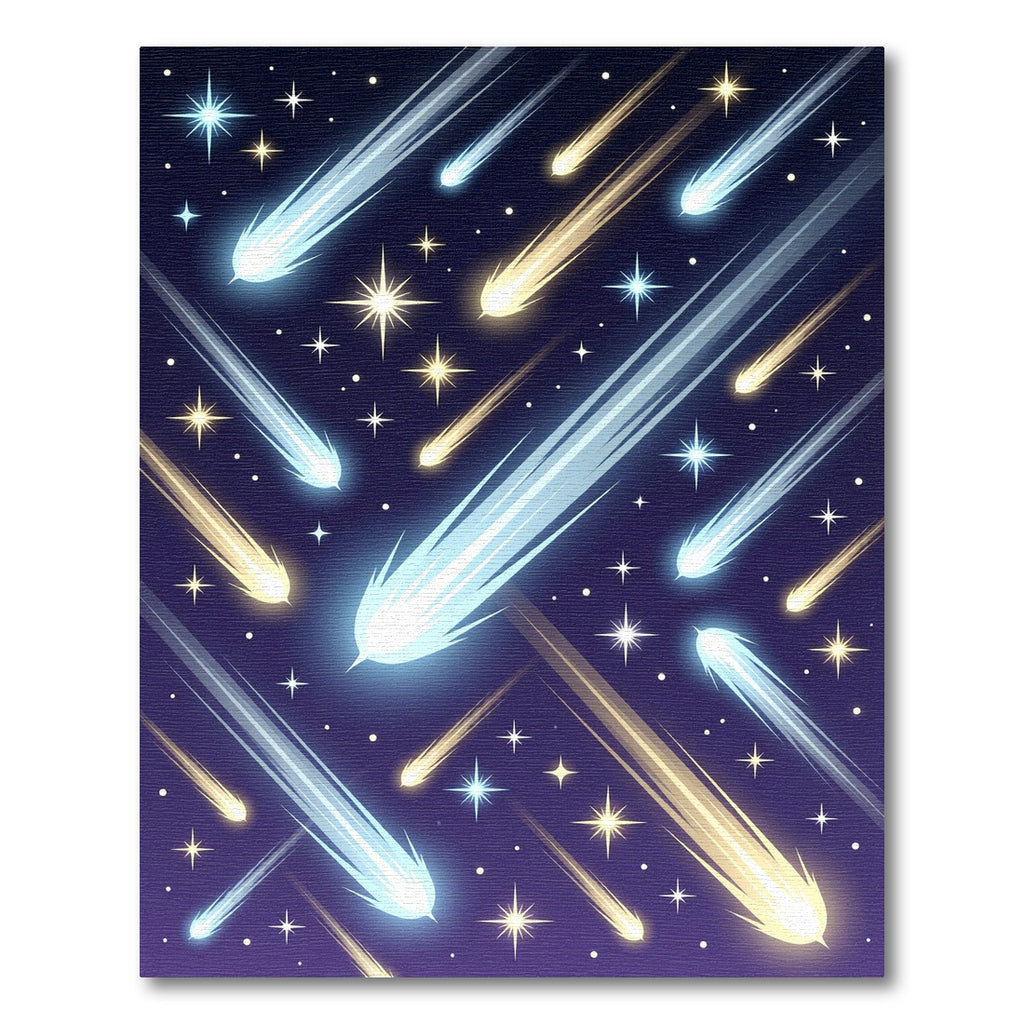 Cosmic Radiant Shooting Star Night Sky Rug