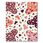 Multicolor Abstract Blob Collage Rug