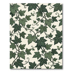 Earthy Green Ivy Vine Foliage Rug