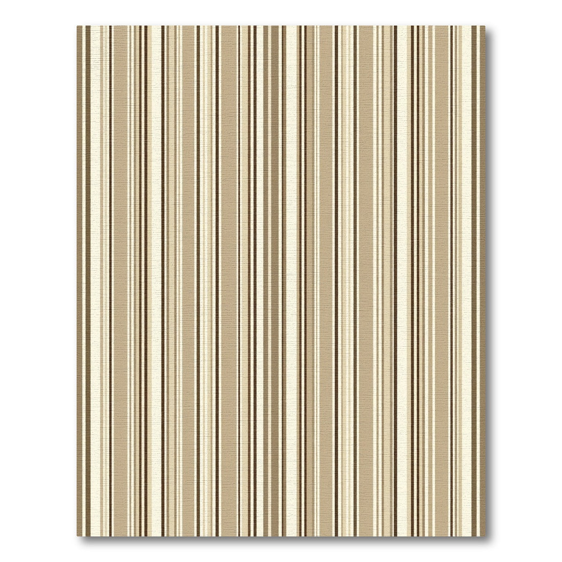 Neutral Earthy Tones Vertical Striped Rug