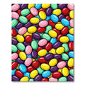 Vibrant Multicolored Candy Jelly Bean Pop Rug