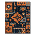 Geometric Ram Star Earthy Area Decor Rug