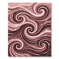 Rose Swirl Marble Flow Rug