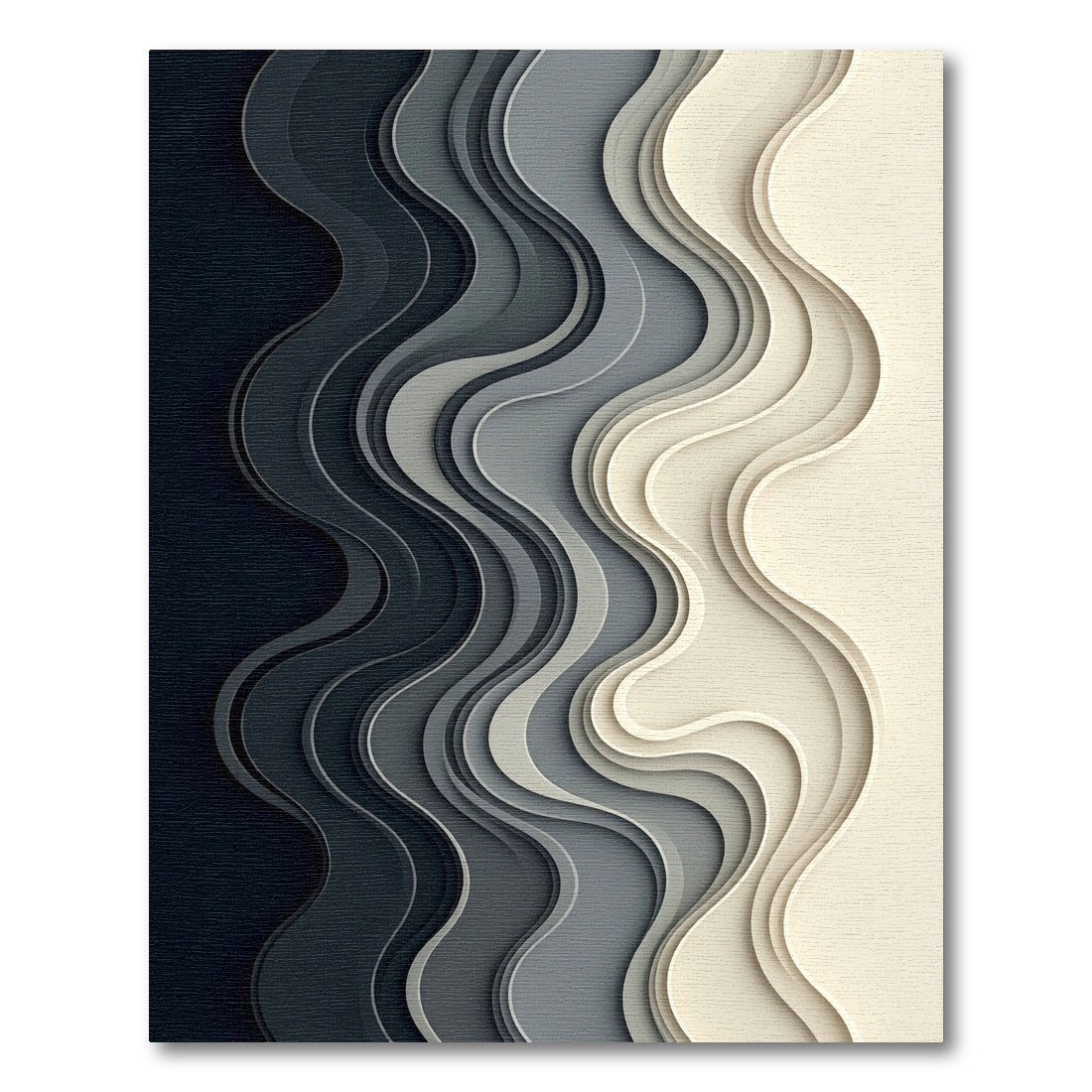Monochromatic Layered Wave Composition Rug