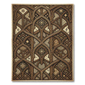 Gothic Bronze Archway Celestial Starry Accent Rug