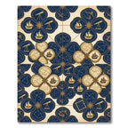 Celestial Navy Gold Nautical Constellation Rug