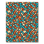 Colorful Terrazzo Speckled Mosaic Abstract Rug