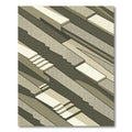 Monochromatic Geometric Stepped Motif Rug