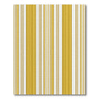 Classic Ochre Yellow Vertical Stripe Rug