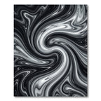 Monochromatic Swirl Paint Blend Rug