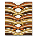 Retro Earth Tone Knotted Ribbon Rug