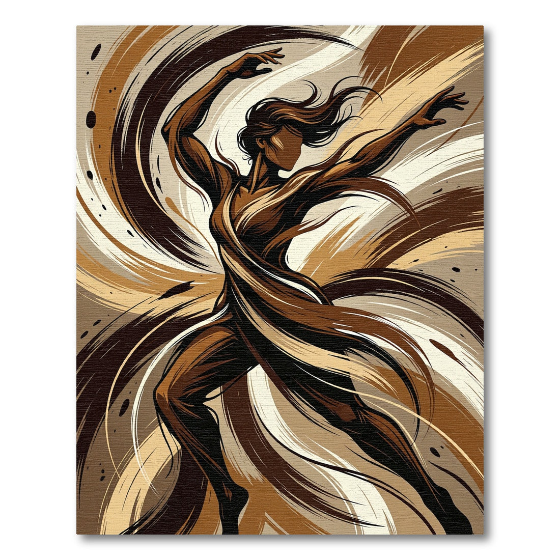Grounded Dancer Earthy Swirl Rug