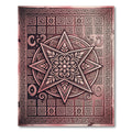 Vintage Rose Star Medallion Bordered Rug
