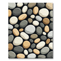 Pebble Texture Neutral Smooth Stones Rug